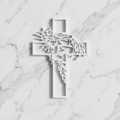 Cruz Decorativa Artesanal — Aeterna